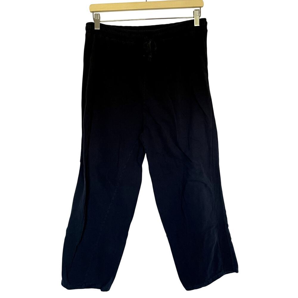 Nautica sleepwear‎ black sweatpants pockets women's size medium cotton trousers
